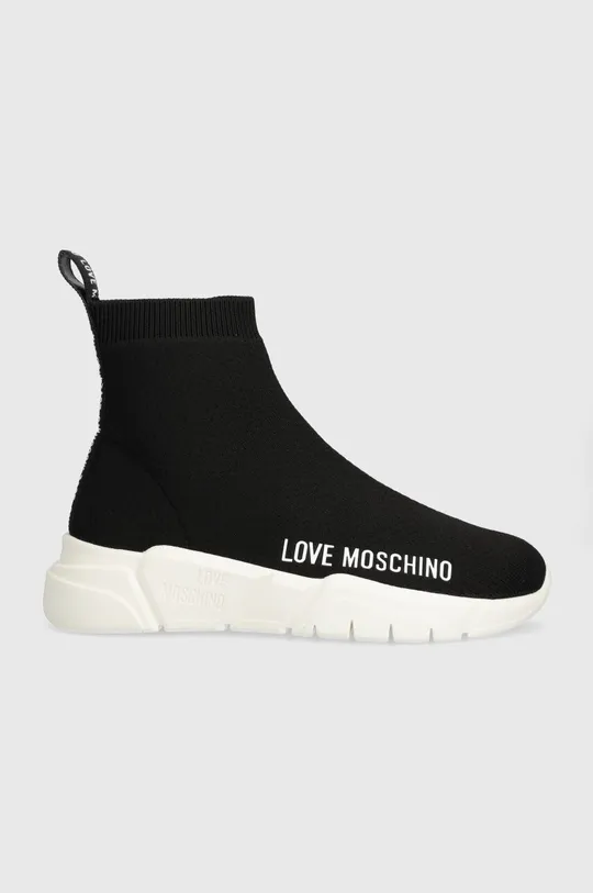 czarny Love Moschino sneakersy Damski