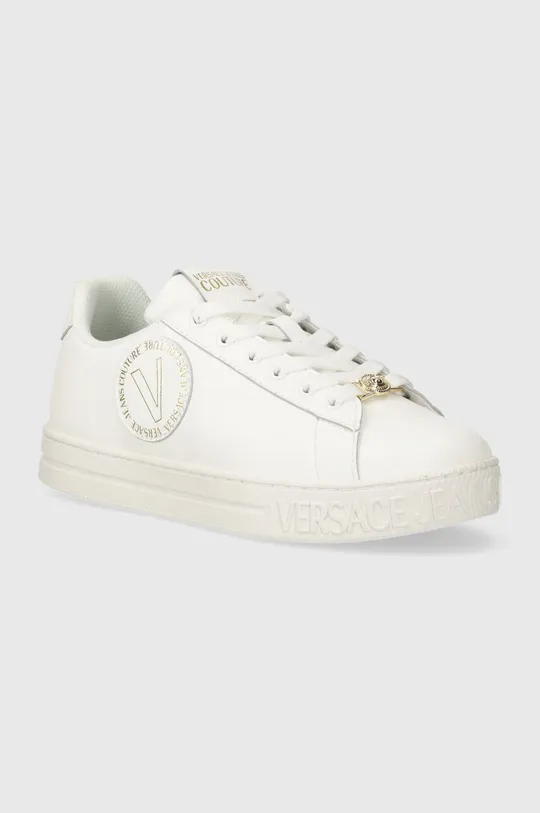biały Versace Jeans Couture sneakersy skórzane Court 88 Damski