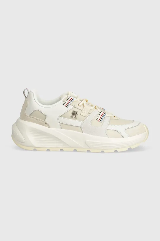 Tommy Hilfiger sneakersy FASHION CHUNKY RUNNER STRIPES beżowy