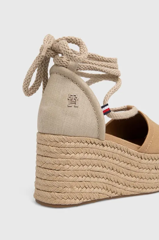 Espadrile Tommy Hilfiger CLOSED TOE LINEN FLATFORM Vanjski dio: Tekstilni materijal Unutrašnji dio: Tekstilni materijal, Prirodna koža Potplat: Sintetički materijal