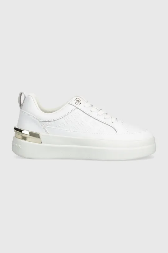 λευκό Δερμάτινα αθλητικά παπούτσια Tommy Hilfiger LUX COURT SNEAKER MONOGRAM Γυναικεία