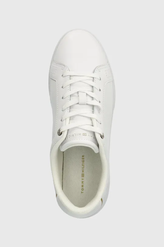 λευκό Δερμάτινα αθλητικά παπούτσια Tommy Hilfiger CHIC HW COURT SNEAKER