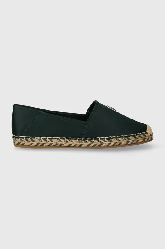 πράσινο Εσπαντρίγιες Tommy Hilfiger TH SATIN FLAT ESPADRILLE Γυναικεία