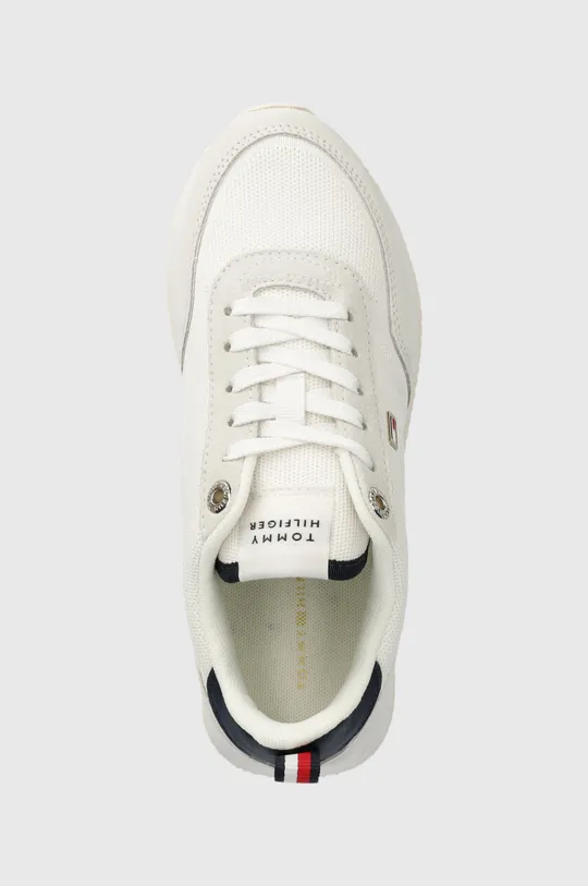 bianco Tommy Hilfiger sneakers FLAG KNIT RUNNER