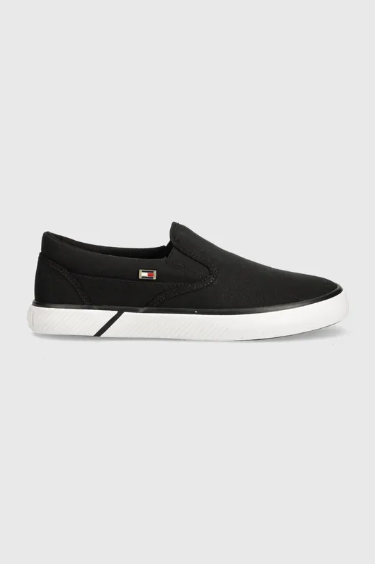 Tenisice Tommy Hilfiger VULC CANVAS crna