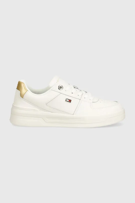 Δερμάτινα αθλητικά παπούτσια Tommy Hilfiger ESSENTIAL λευκό