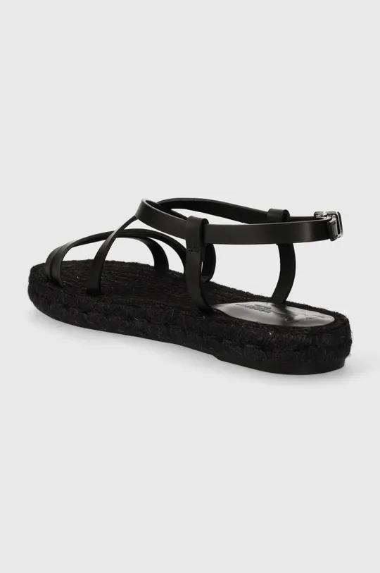 Kožené sandále Weekend Max Mara Pilard2 Zvršok: Prírodná koža Vnútro: Textil, Prírodná koža Podrážka: Syntetická látka