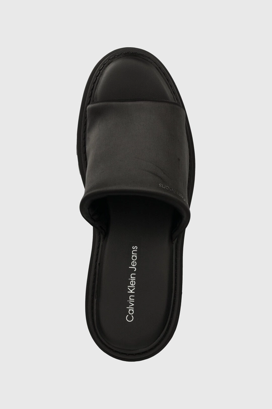 Шльопанці Calvin Klein Jeans TOOTHY COMBAT SANDAL IN DC чорний YW0YW01339