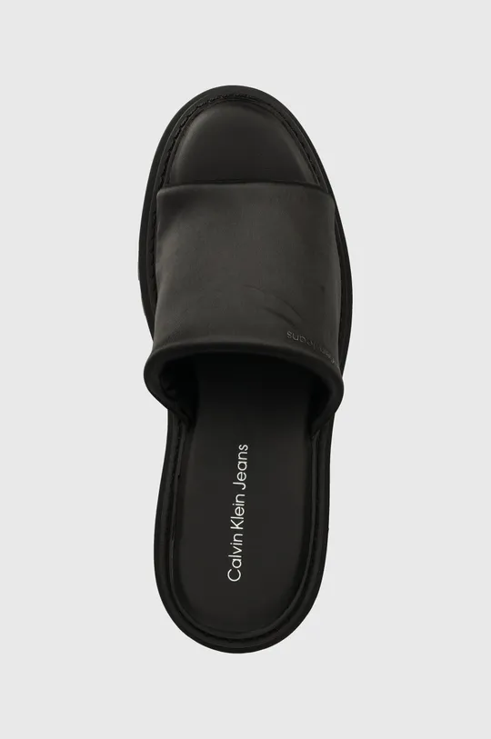 czarny Calvin Klein Jeans klapki TOOTHY COMBAT SANDAL IN DC