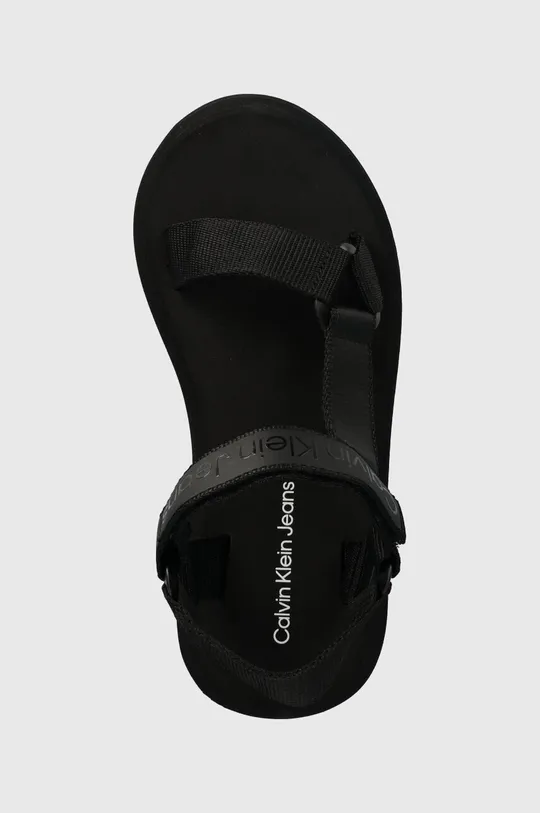 čierna Sandále Calvin Klein Jeans SANDAL VELCRO WEBBING DC