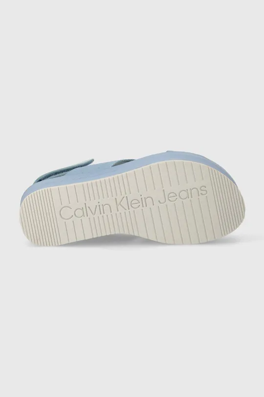 Calvin Klein Jeans szandál FLATFORM SANDAL SLING IN MR Női