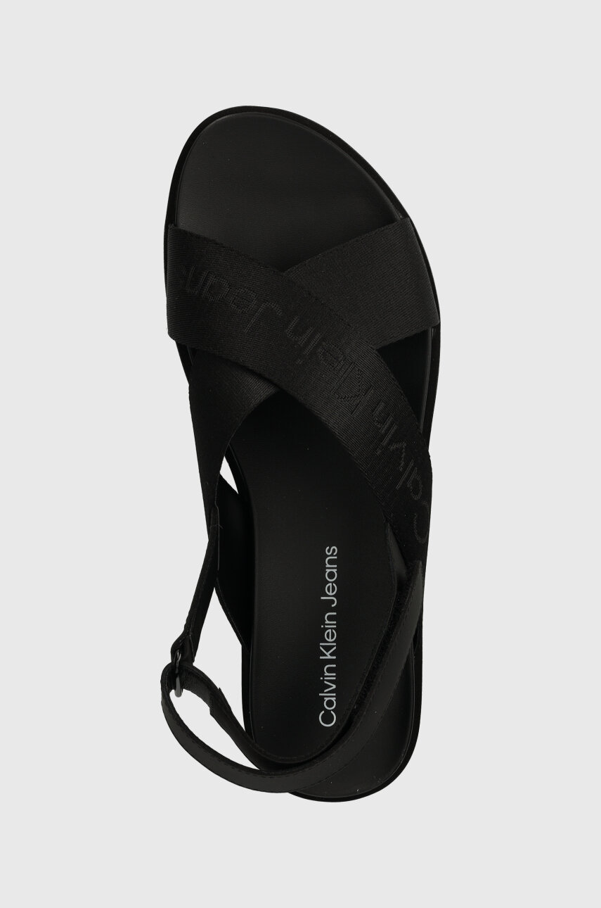 чёрный Сандалии Calvin Klein Jeans FLATFORM SANDAL SLING IN MR