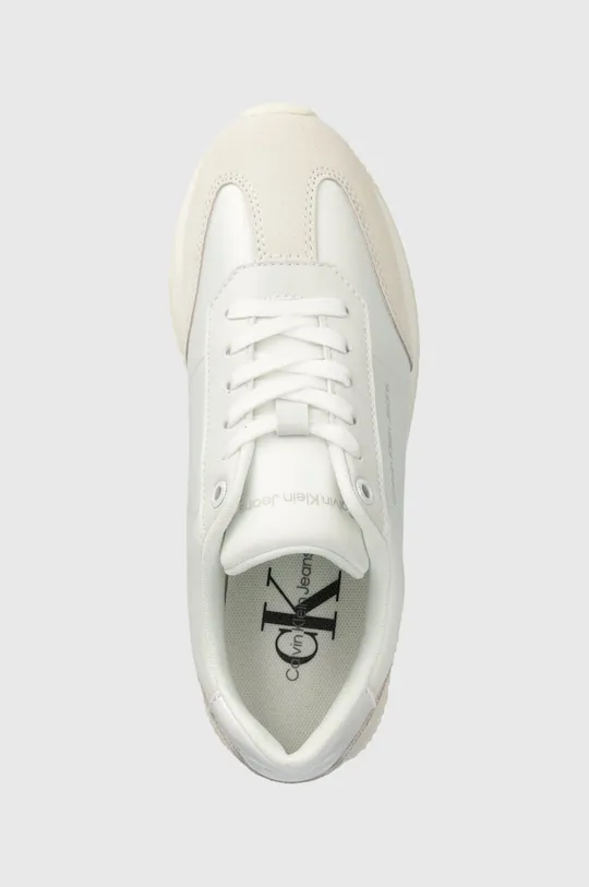 λευκό Αθλητικά Calvin Klein Jeans RUNNER LOW LACE MIX IN DC