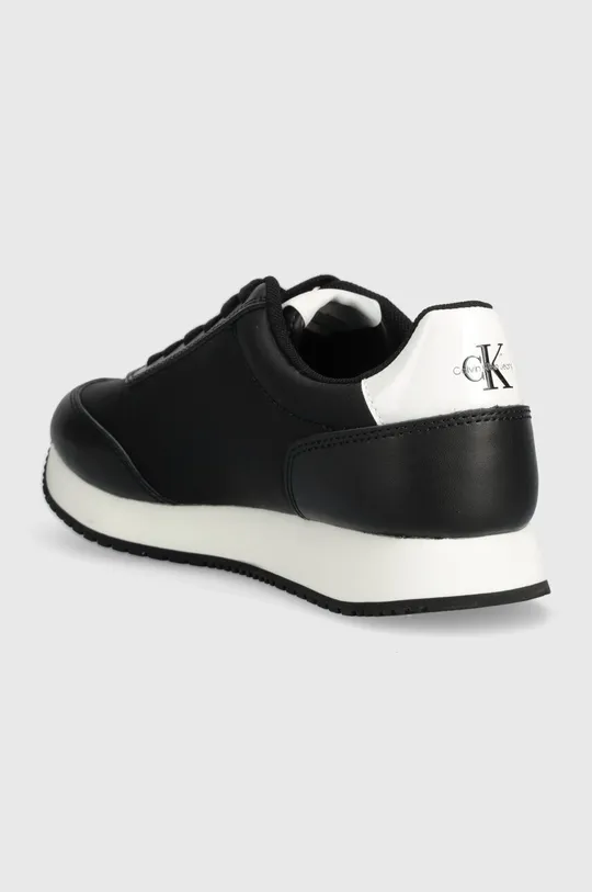 Calvin Klein Jeans sneakersy RUNNER LOW LACE MIX ML MET Cholewka: Materiał tekstylny, skóra powlekana, Wnętrze: Materiał tekstylny, Podeszwa: Materiał syntetyczny