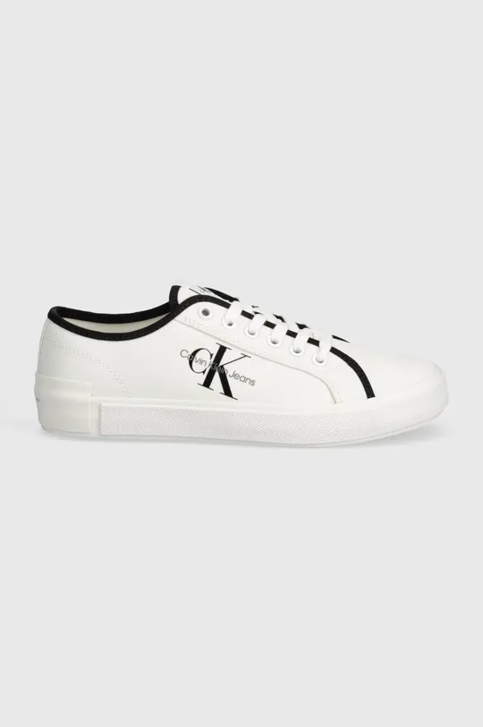 Πάνινα παπούτσια Calvin Klein Jeans SKATER VULCANIZED LOW CS ML MR λευκό