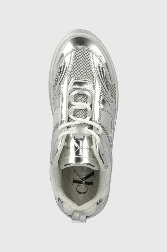 ezüst Calvin Klein Jeans sportcipő BOLD PLATF LOW MIX ML MR