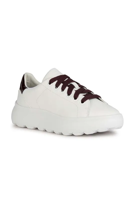Geox sneakersy skórzane D SPHERICA EC4.1 B biały
