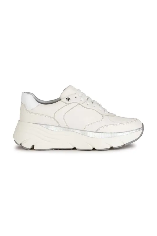 Geox sneakersy skórzane D DIAMANTA A płaska biały D35UFA.0LM02.C1002
