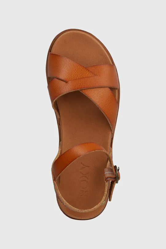 brązowy Roxy sandały