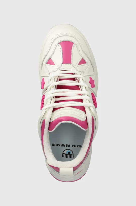 ροζ Δερμάτινα αθλητικά παπούτσια Chiara Ferragni Eyefly Sneakers
