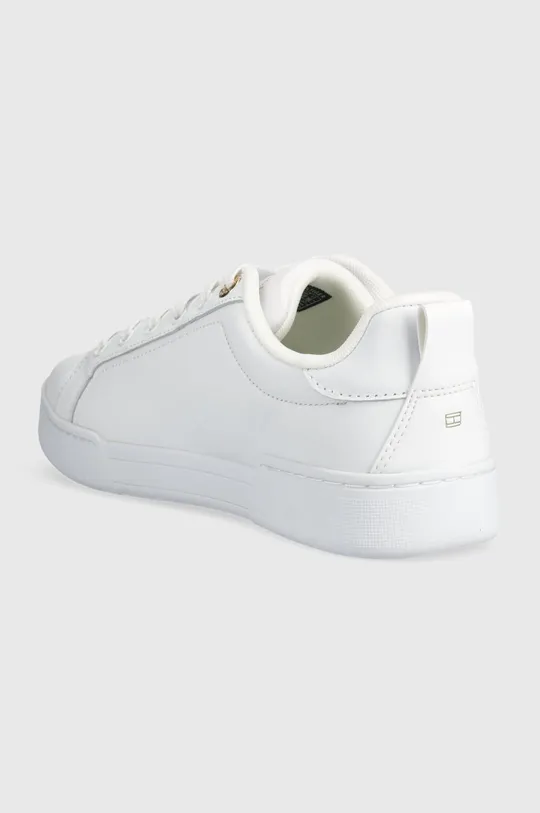 Tommy Hilfiger sneakers in pelle CHIQUE COURT SNEAKER Gambale: Pelle naturale Parte interna: Materiale tessile Suola: Materiale sintetico