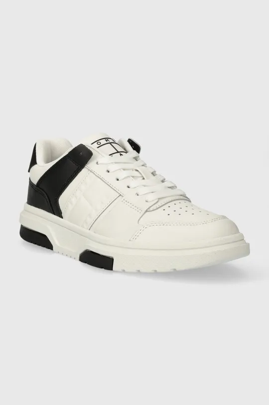 Tommy Jeans sneakers in pelle THE BROOKLYN LEATHER nero