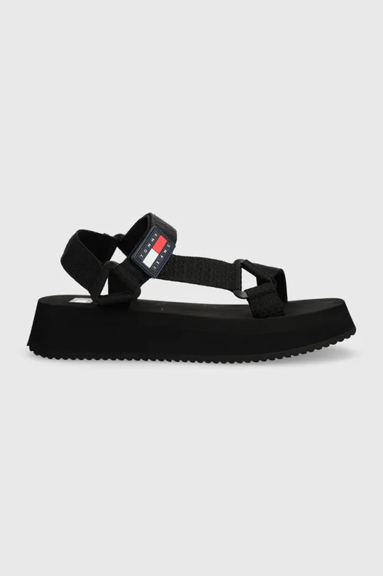 čierna Sandále Tommy Jeans TJW EVA SANDAL Dámsky