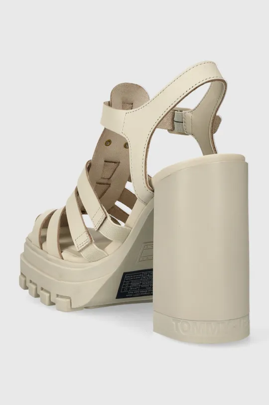 Кожаные сандалии Tommy Jeans TJW HEEL FISHERMAN SANDAL Голенище: Натуральная кожа Внутренняя часть: Синтетический материал Подкладка: Синтетический материал