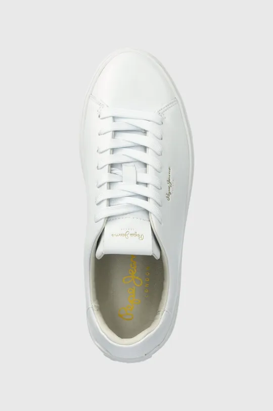 λευκό Δερμάτινα αθλητικά παπούτσια Pepe Jeans PLS00001
