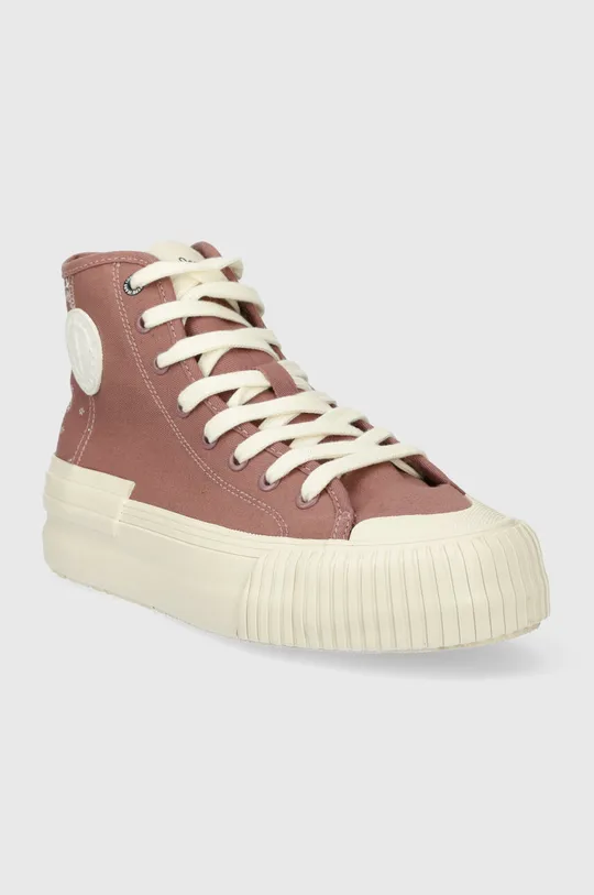 Πάνινα παπούτσια Pepe Jeans PLS31554 ροζ