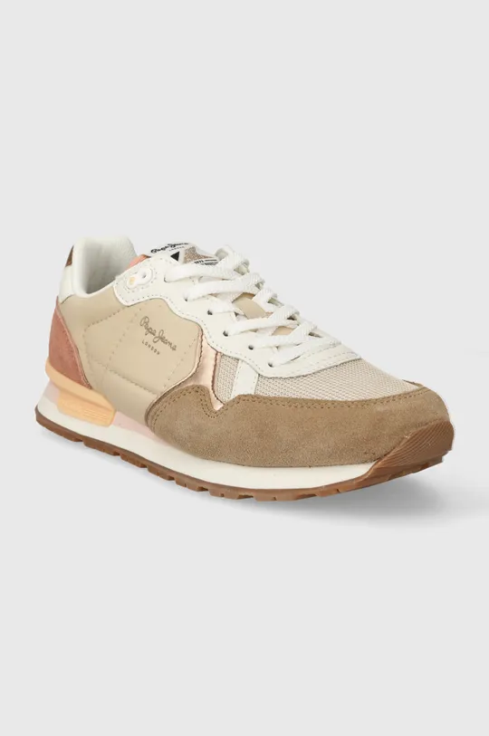 Pepe Jeans sneakersy PLS40012 beżowy