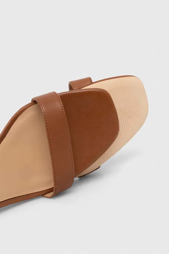 hnedá Kožené sandále Lauren Ralph Lauren Logan