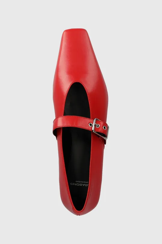 piros Vagabond Shoemakers bőr balerina cipő WIOLETTA