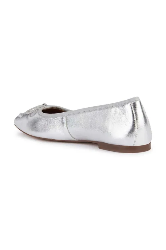 ezüst Geox bőr balerina cipő D MARSILEA
