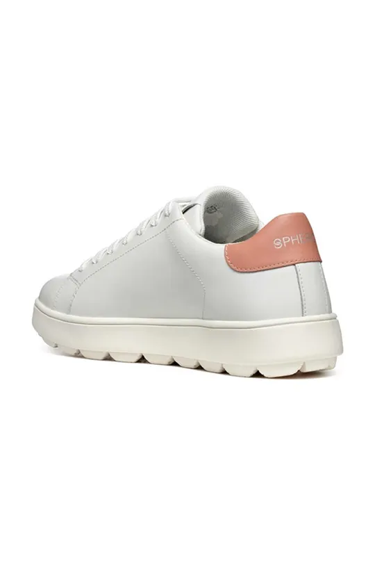 λευκό Δερμάτινα αθλητικά παπούτσια Geox D SPHERICA ECUB-1