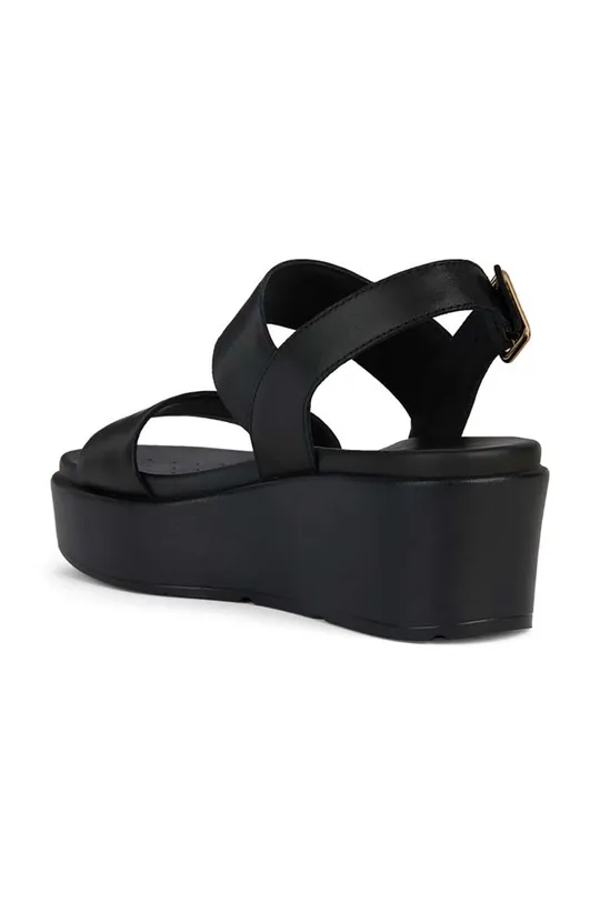 čierna Kožené sandále Geox D XAND 2.2S