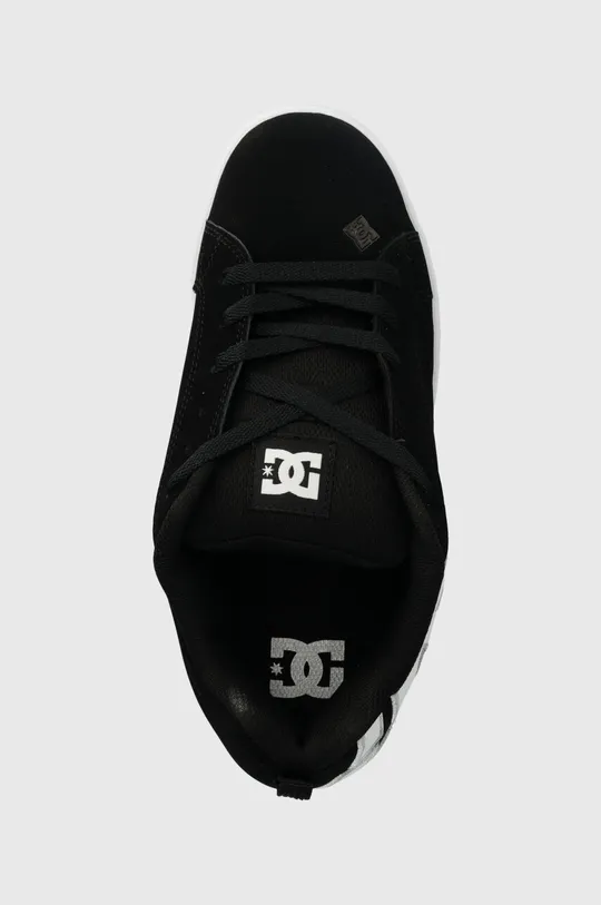 μαύρο Σουέτ αθλητικά παπούτσια DC Court Graffik