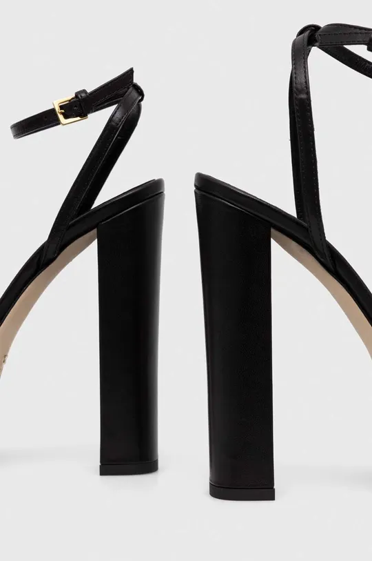 Kožené sandále Elisabetta Franchi Prírodná koža