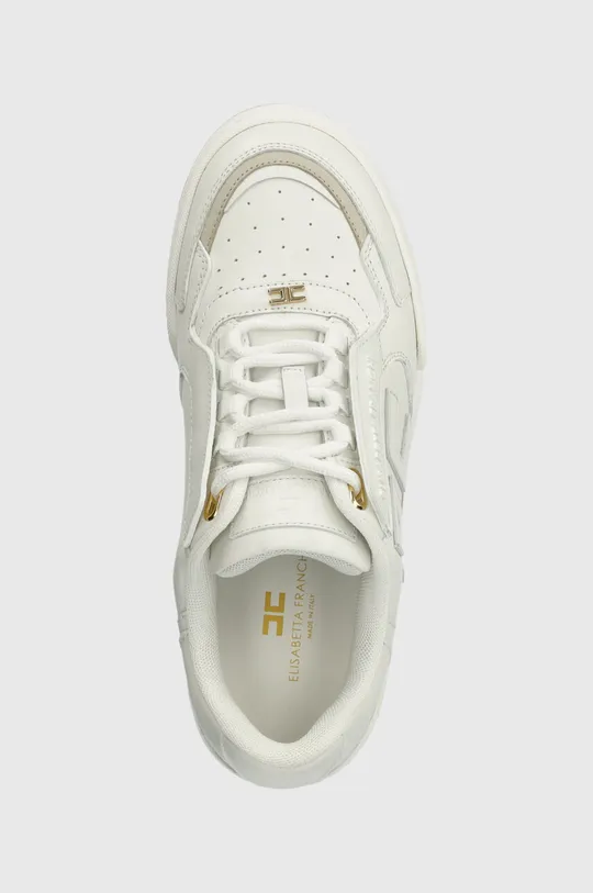 bianco Elisabetta Franchi sneakers in pelle