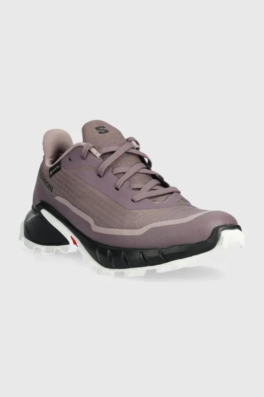 Ботинки Salomon Alphacross 5 GTX фиолетовой