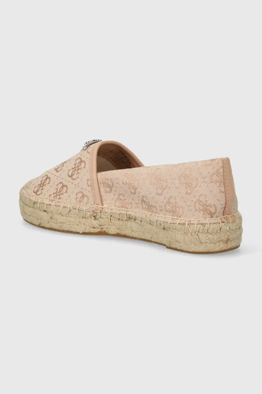 Guess espadryle JOLANDE Cholewka: Materiał tekstylny, Skóra naturalna, Wnętrze: Materiał tekstylny, Skóra naturalna, Podeszwa: Materiał syntetyczny