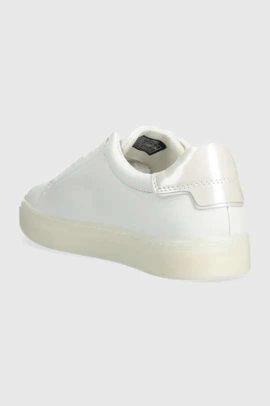 Calvin Klein sneakers in pelle CUPSOLE LACE UP PEARL Gambale: Pelle naturale Parte interna: Materiale tessile, Pelle naturale Suola: Materiale sintetico