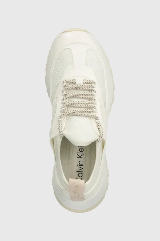 fehér Calvin Klein sportcipő RUNNER LACE UP CAGING