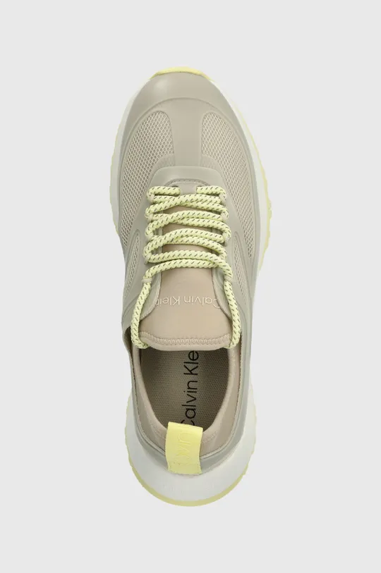 grigio Calvin Klein sneakers RUNNER LACE UP CAGING