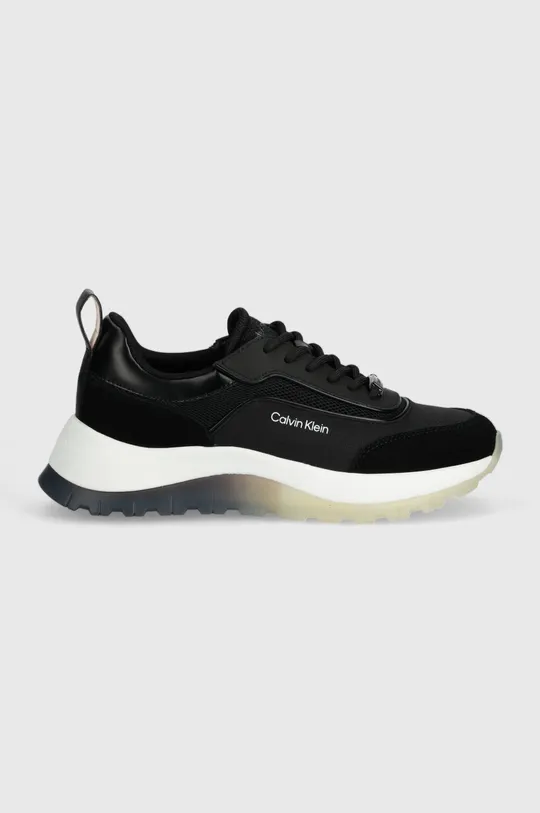Calvin Klein sneakersy RUNNER LACE UP MESH MIX czarny
