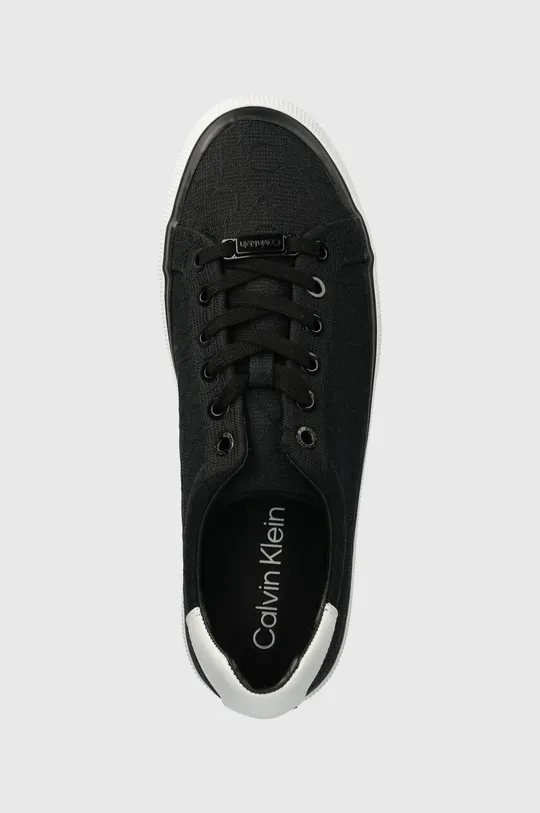 czarny Calvin Klein sneakersy VULC LACE UP DIAM FOX MONOCQ