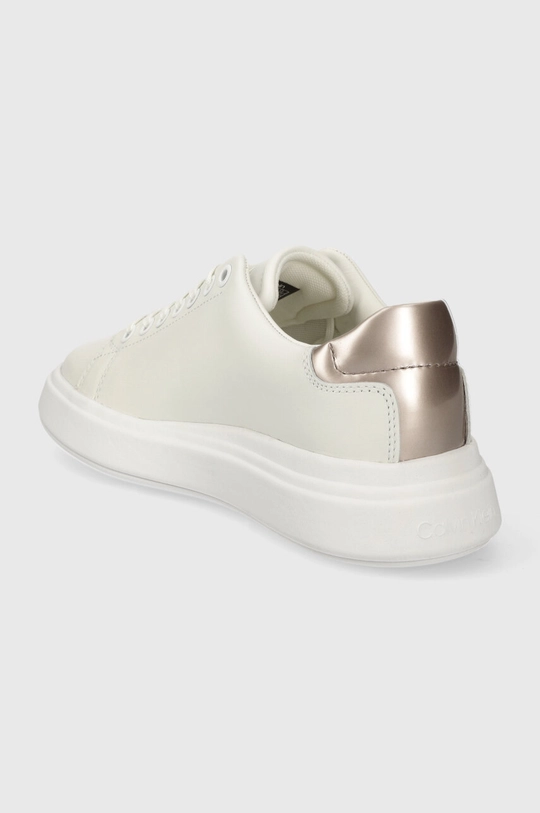 Kožne tenisice Calvin Klein CUPSOLE LACE UP LEATHER Vanjski dio: Prirodna koža Unutrašnji dio: Tekstilni materijal, Prirodna koža Potplat: Sintetički materijal