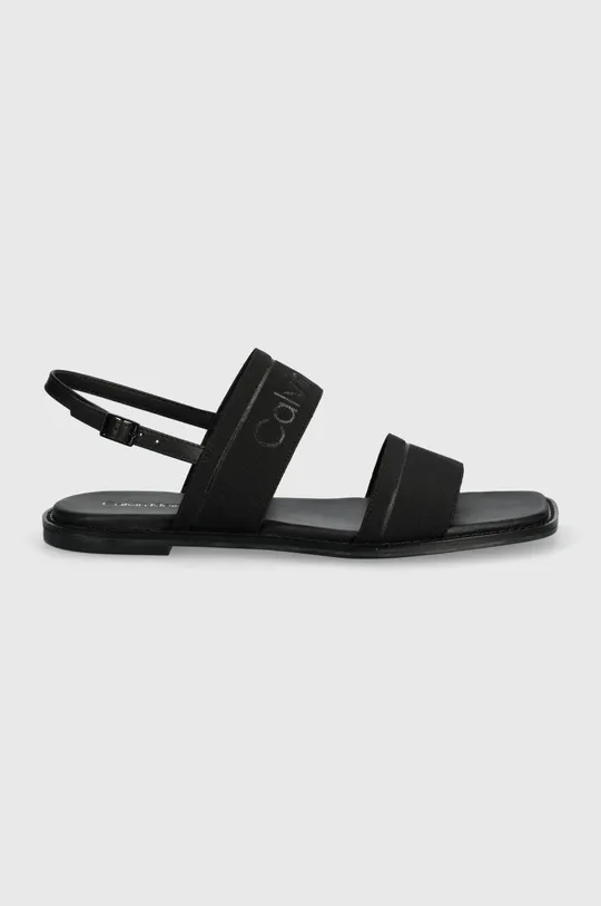 Calvin Klein sandali FLAT SANDAL HE nero