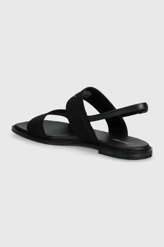 Calvin Klein sandały FLAT SANDAL HE Cholewka: Materiał tekstylny, Skóra naturalna, Wnętrze: Materiał syntetyczny, Skóra naturalna, Podeszwa: Materiał syntetyczny