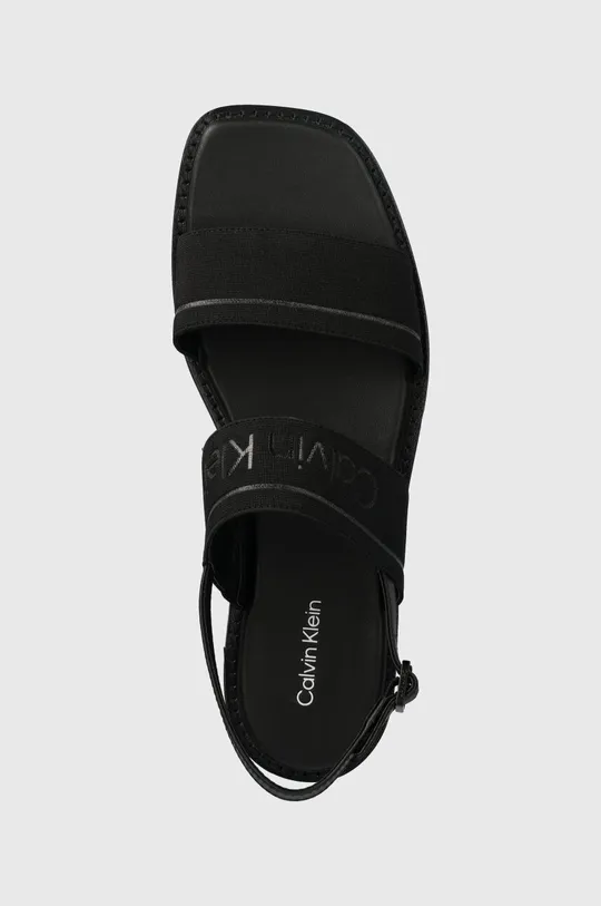 čierna Sandále Calvin Klein FLAT SANDAL HE